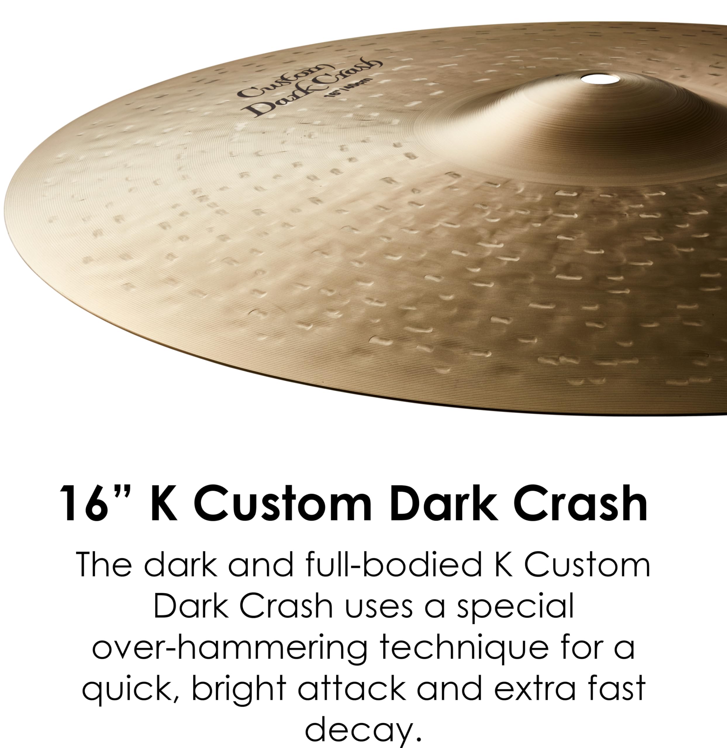 Zildjian K Custom 16-Inch Dark Crash Cymbal : Amazon.ca: Musical